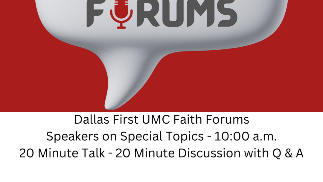 Faith Forums for February