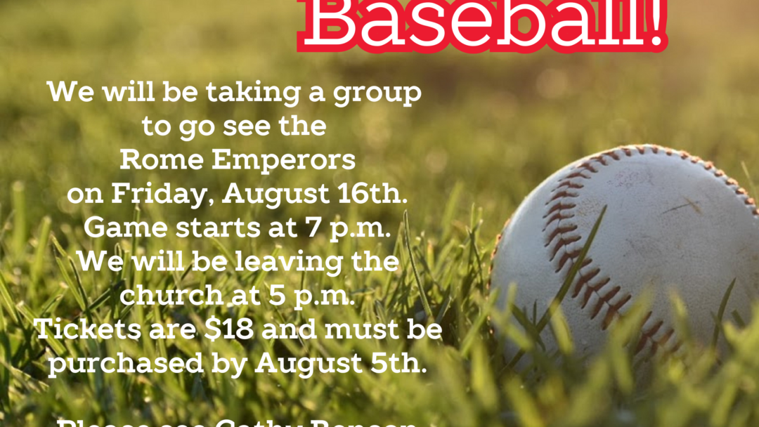 Baseball Outing- August 16, 2024