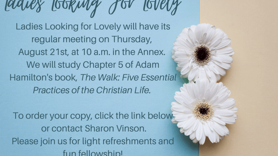 Ladies Looking for Lovely Circle- August 21, 2025