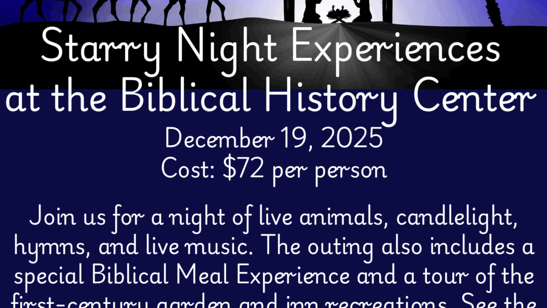 Adult Outing – Starry Night Experience – December 19, 2025