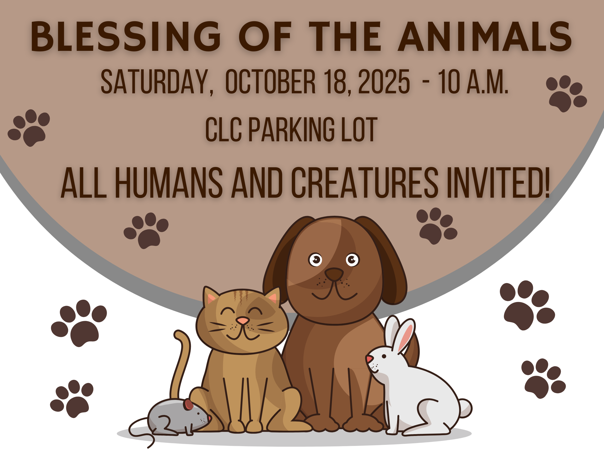 Blessing of the Animals – October 18, 2025