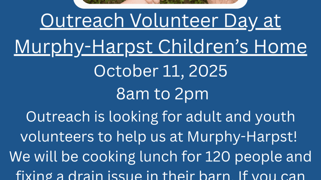 Outreach Volunteer Day – October 11, 2025