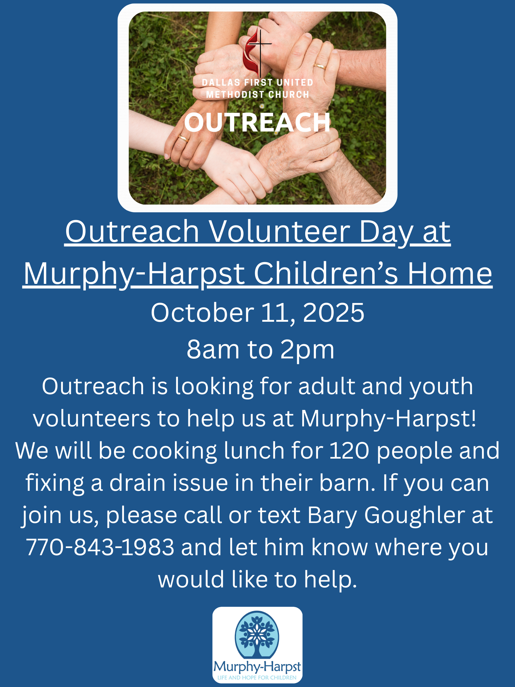 Outreach Volunteer Day – October 11, 2025