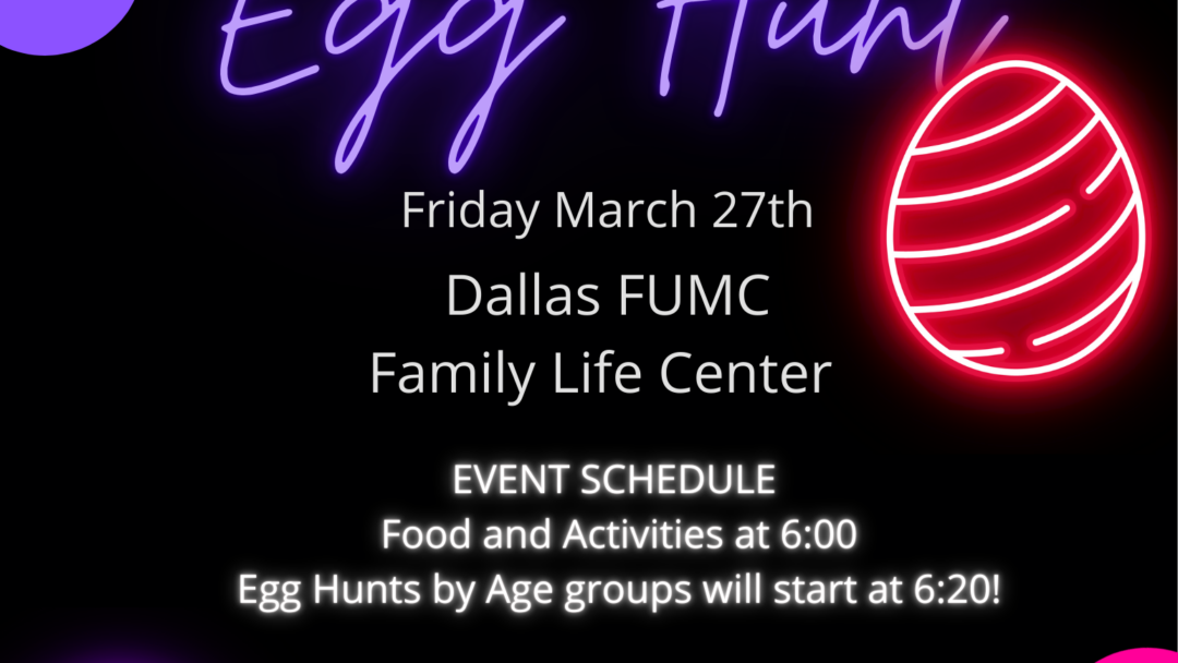 Glow Egg Hunt – March 27, 2026
