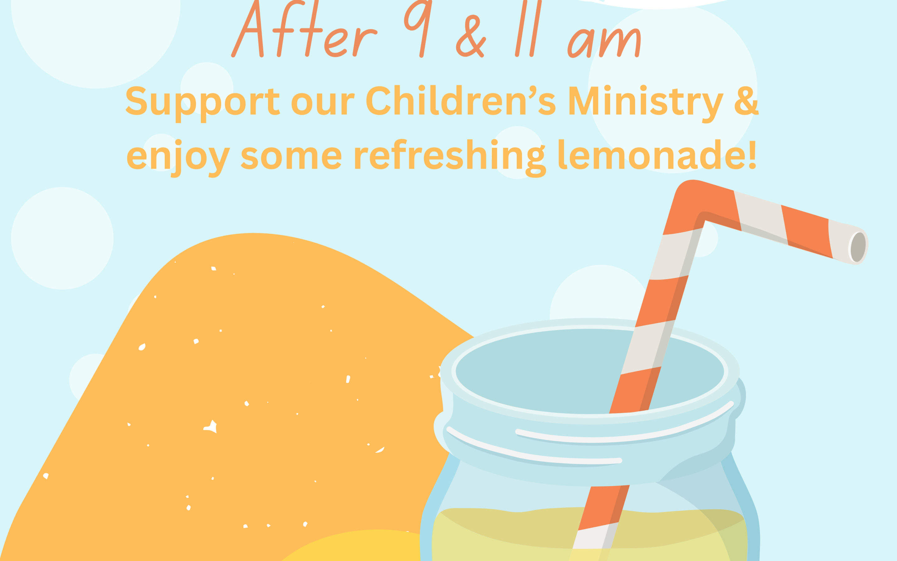 Children’s Ministry Lemonade Stand – May 31, 2026