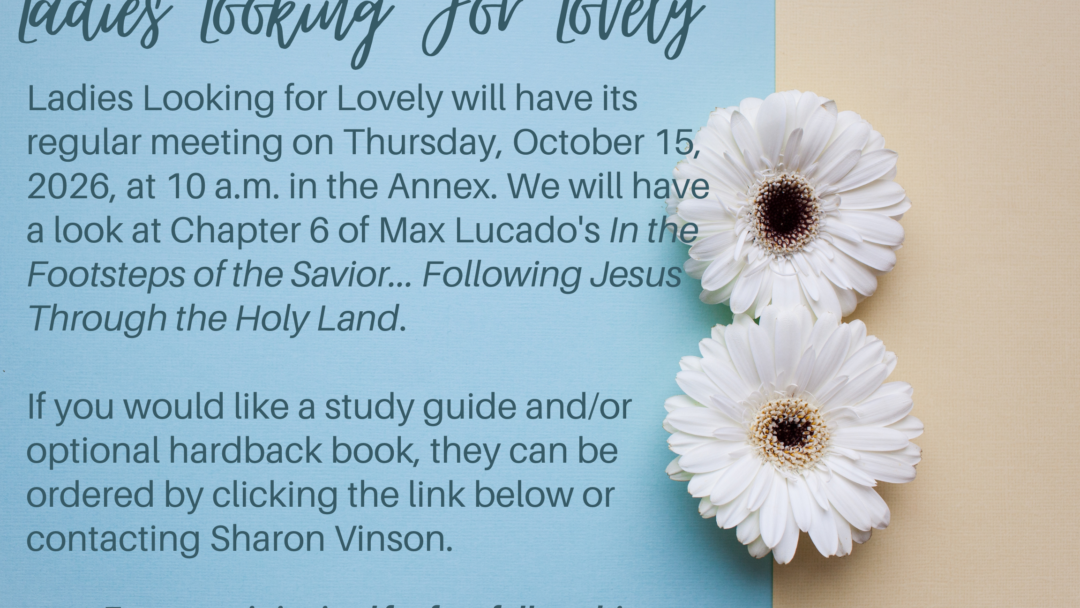 Ladies Looking for Lovely – August 20, 2026