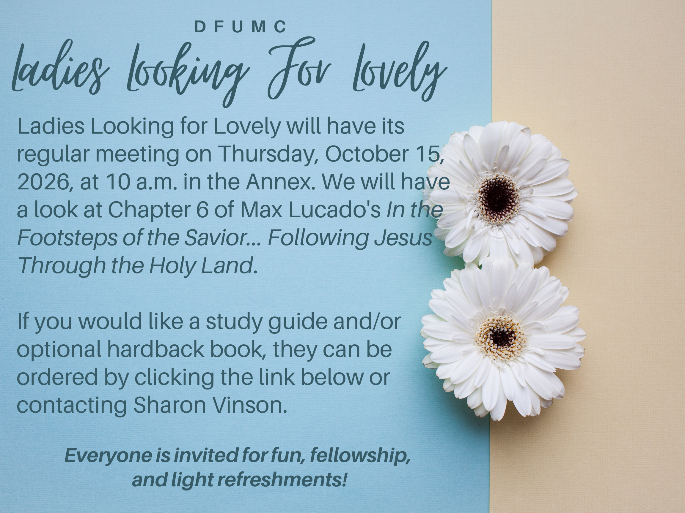 Ladies Looking for Lovely – August 20, 2026